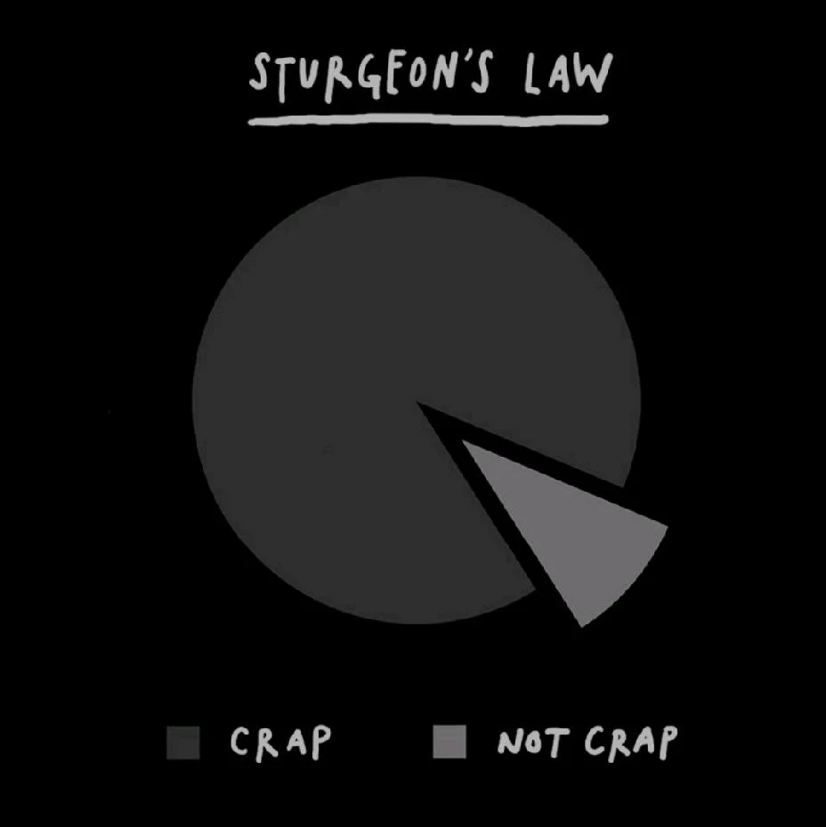 Sturgeon's law in Show your work