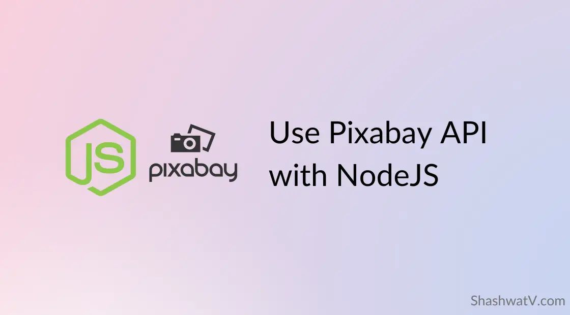Pixabay api nodejs